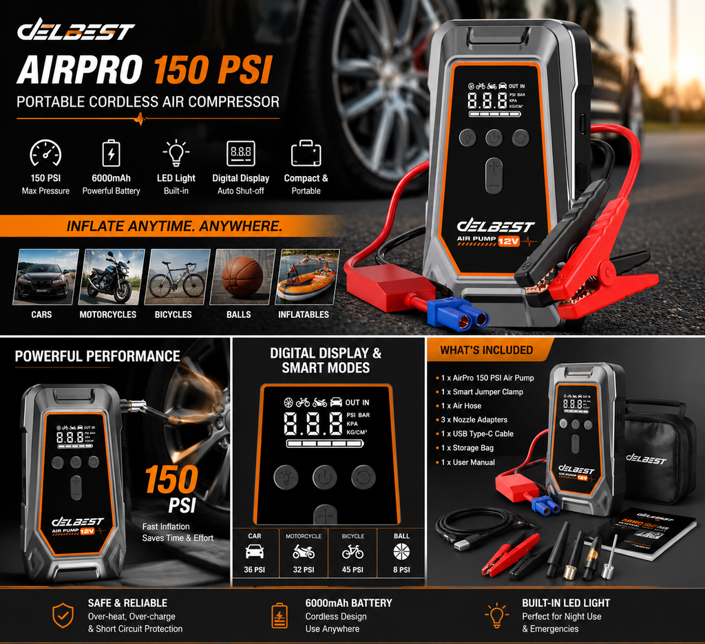 BAEJORA JumpPro Portable Car Jump Starter