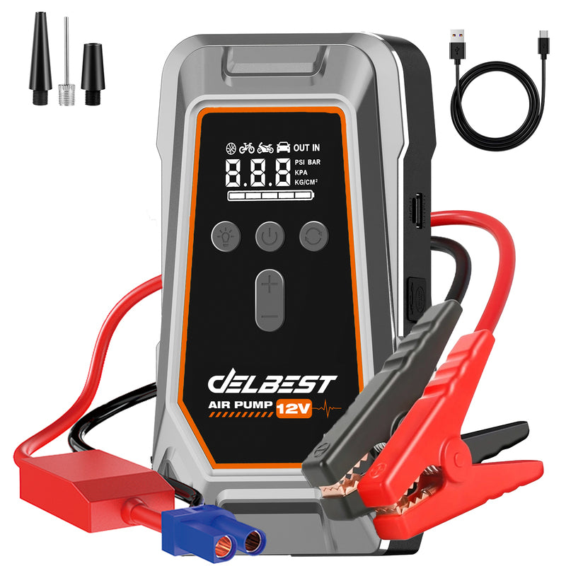BAEJORA JumpPro portable car jump starter with air compressor